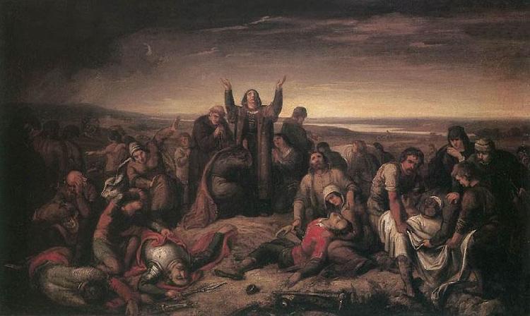 Soma Orlai Petrich Ms. Perenyi Gathering the Dead after the Battle at Mohacs